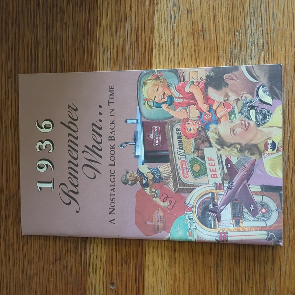 1936 Remember When Booklet